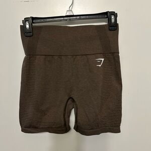 Gymshark Vital Seamless Shorts in Cherry Brown